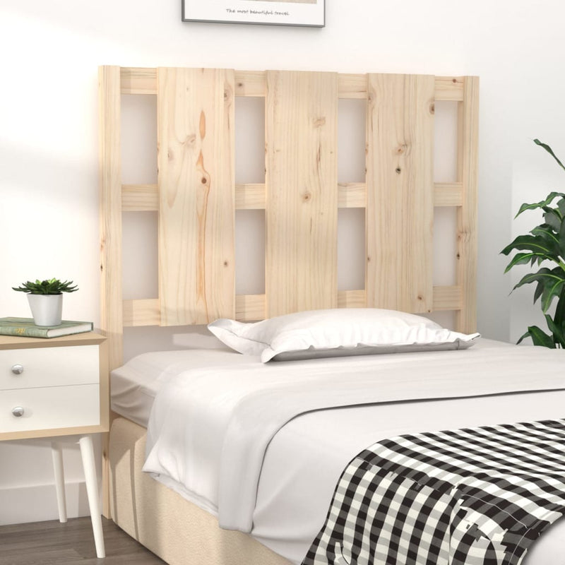 vidaXL tömör fenyőfa ágyfejtámla 95,5 x 4 x 100 cm
