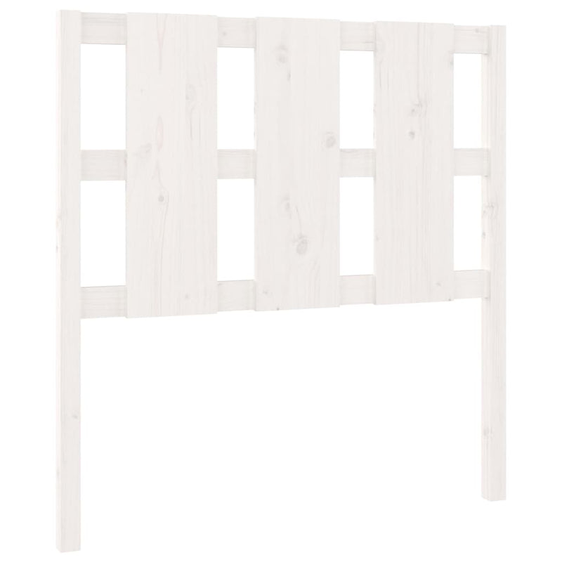 vidaXL fehér tömör fenyőfa ágyfejtámla 95,5 x 4 x 100 cm