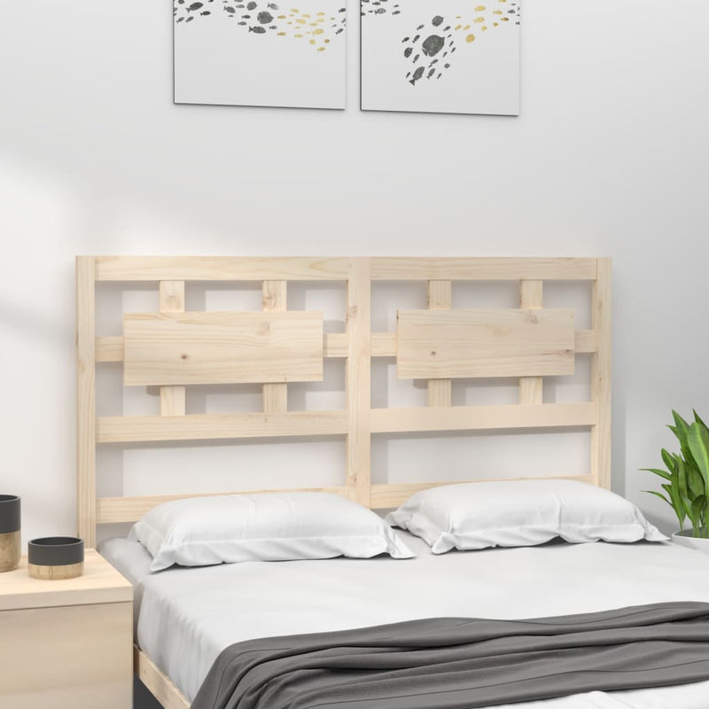 vidaXL tömör fenyőfa ágyfejtámla 205,5x4x100 cm