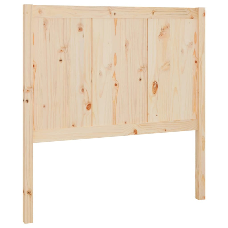 vidaXL tömör fenyőfa ágyfejtámla 80,5 x 4 x 100 cm
