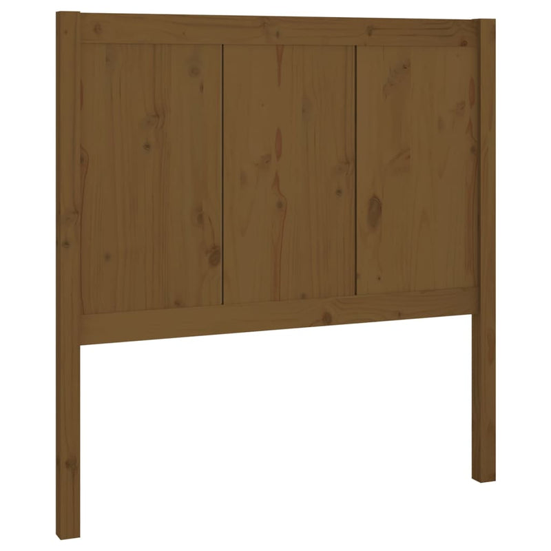 vidaXL mézbarna tömör fenyőfa ágyfejtámla 95,5 x 4 x 100 cm