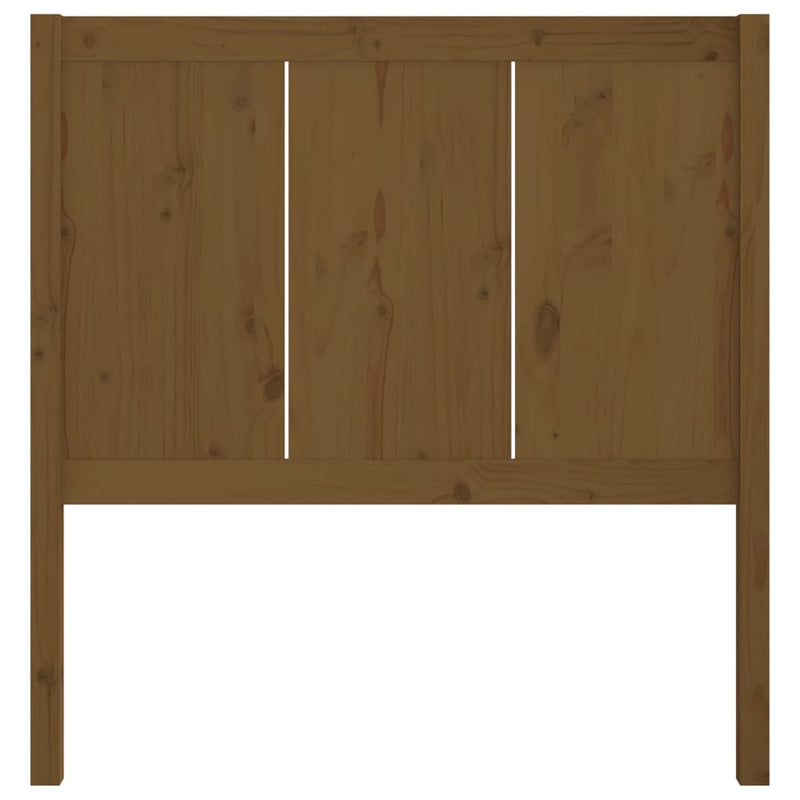 vidaXL mézbarna tömör fenyőfa ágyfejtámla 95,5 x 4 x 100 cm