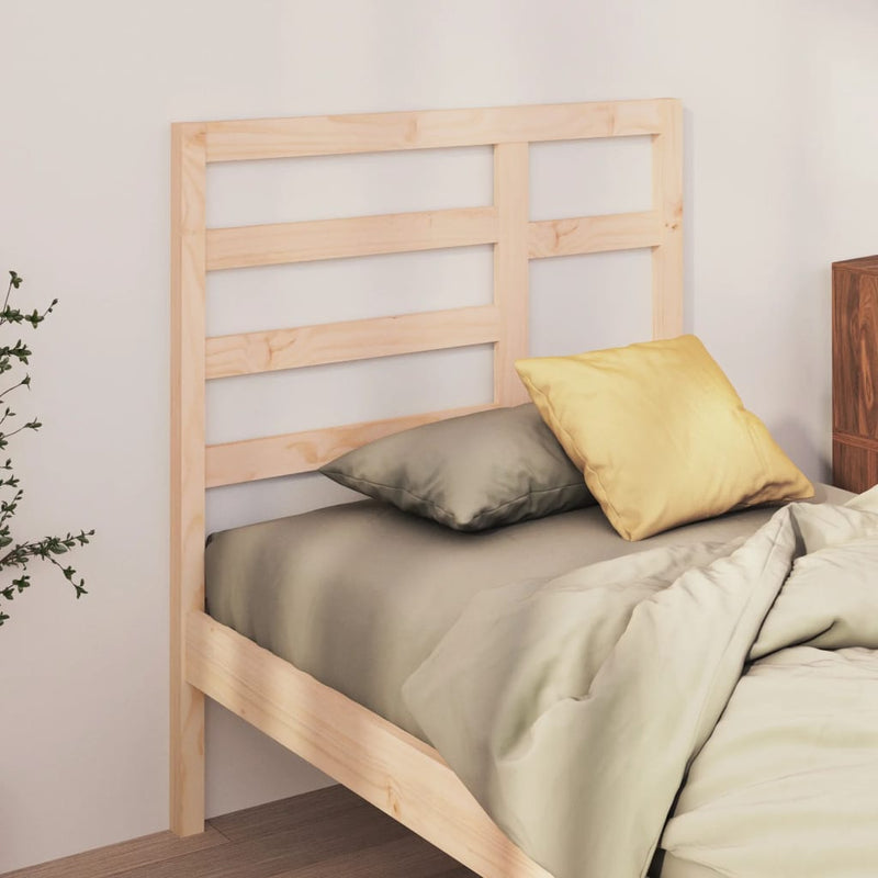 vidaXL tömör fenyőfa ágyfejtámla 96x4x104 cm