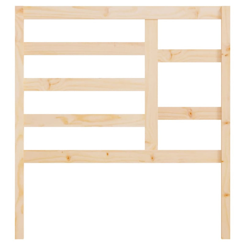 vidaXL tömör fenyőfa ágyfejtámla 96x4x104 cm