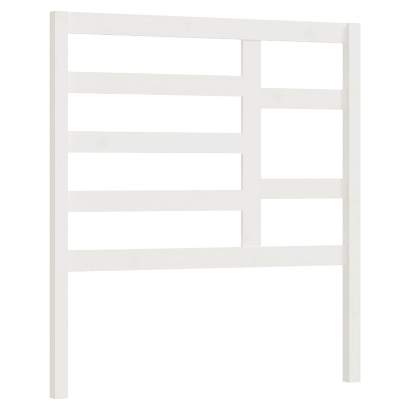 vidaXL fehér tömör fenyőfa ágyfejtámla 96 x 4 x 104 cm
