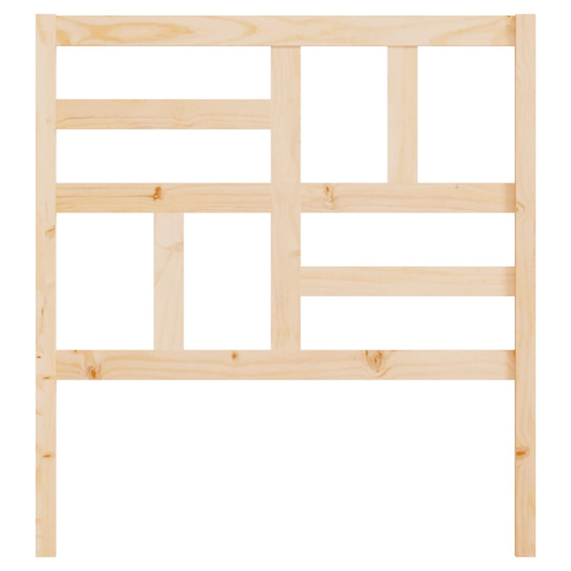 vidaXL tömör fenyőfa ágyfejtámla 81x4x104 cm