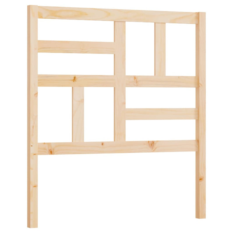 vidaXL tömör fenyőfa ágyfejtámla 106x4x104 cm