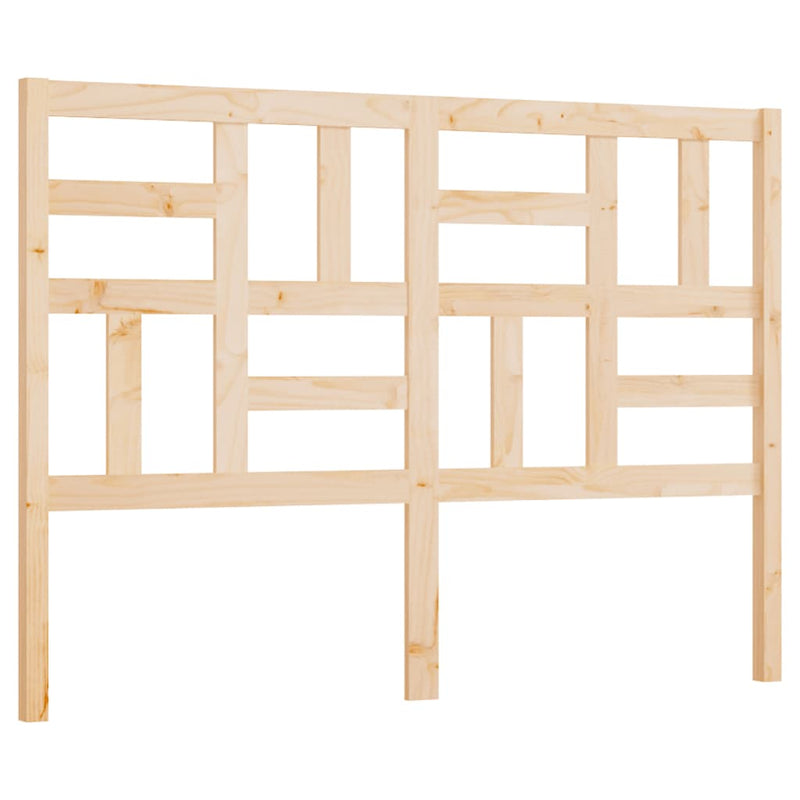 vidaXL tömör fenyőfa ágyfejtámla 126x4x104 cm