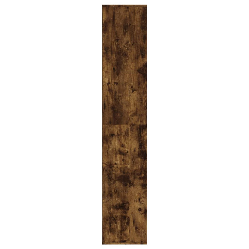 vidaXL füstös tölgy színű szerelt fa cipősszekrény 54 x 34 x 183 cm