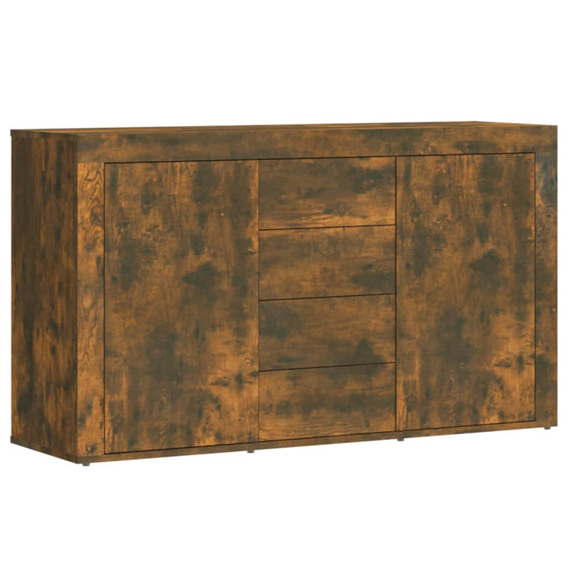 vidaXL füstös tölgy színű szerelt fa tálalószekrény 120 x 36 x 69 cm