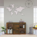 vidaXL füstös tölgy színű szerelt fa tálalószekrény 120 x 36 x 69 cm