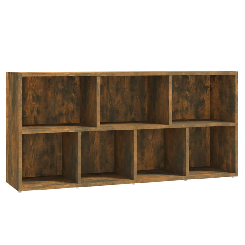 vidaXL füstös tölgy színű könyvszekrény 50 x 25 x 106 cm