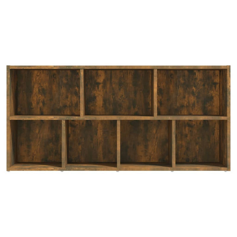 vidaXL füstös tölgy színű könyvszekrény 50 x 25 x 106 cm