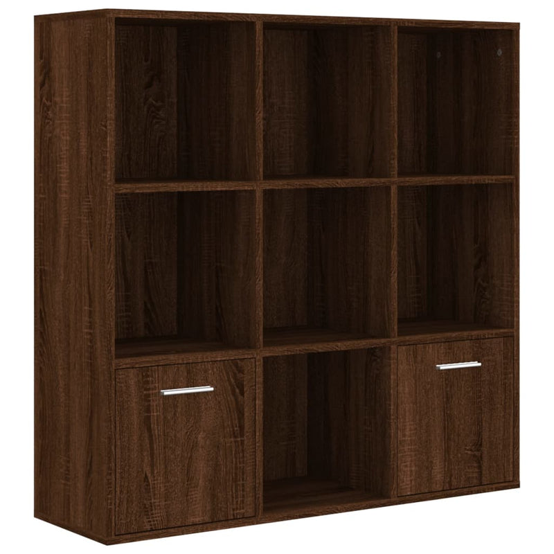 vidaXL barna tölgy színű könyvszekrény 98 x 30 x 98 cm