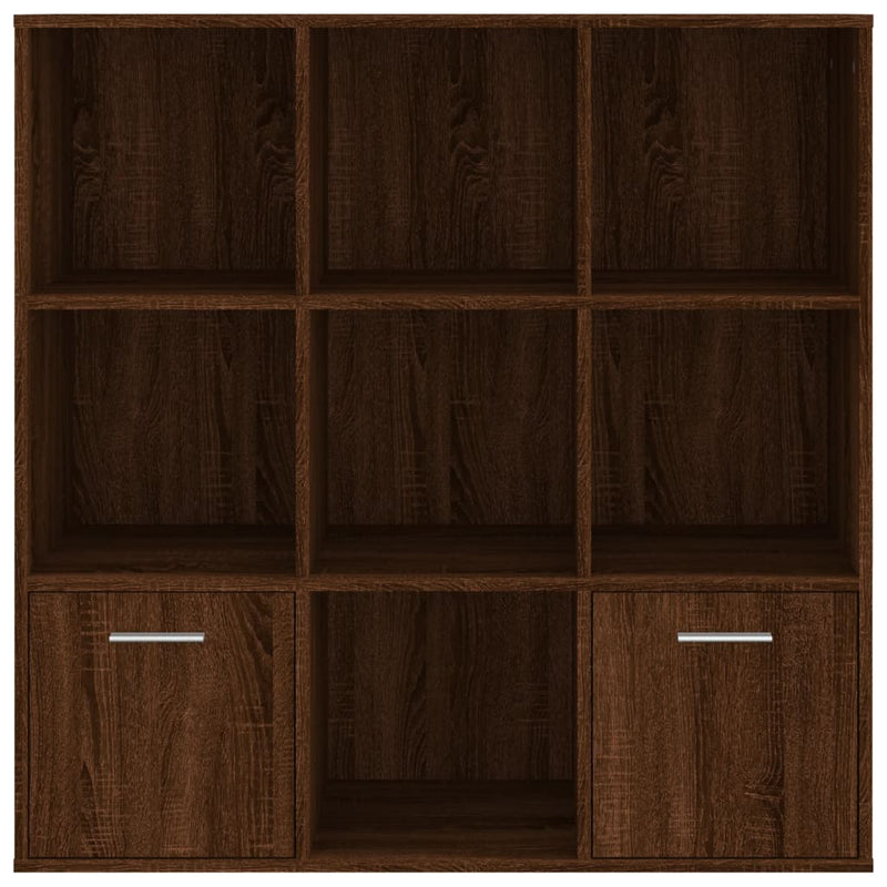 vidaXL barna tölgy színű könyvszekrény 98 x 30 x 98 cm