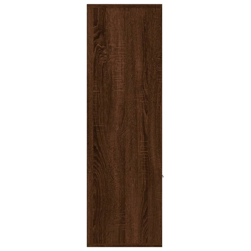vidaXL barna tölgy színű könyvszekrény 98 x 30 x 98 cm