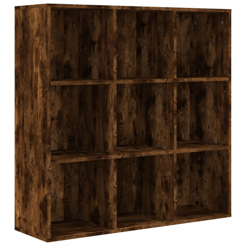 vidaXL füstölt tölgy színű könyvszekrény 98 x 29 x 97,5 cm