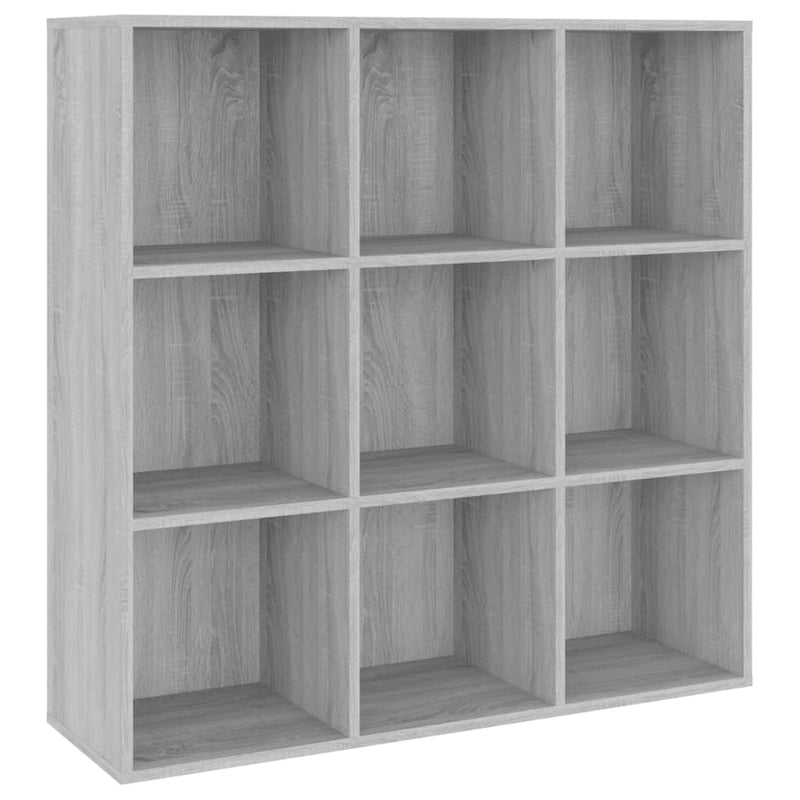 vidaXL szürke sonoma színű könyvszekrény 98 x 29 x 97,5 cm