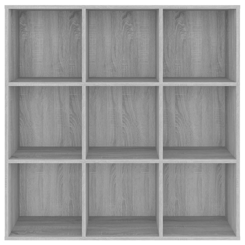 vidaXL szürke sonoma színű könyvszekrény 98 x 29 x 97,5 cm