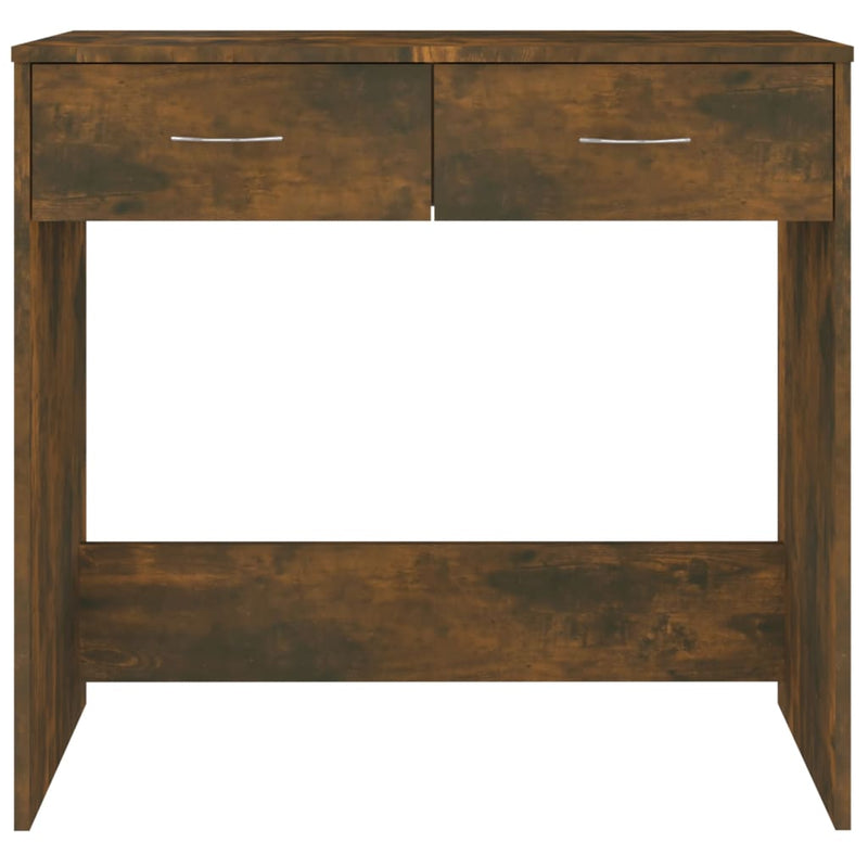 vidaXL füstös tölgy színű szerelt fa íróasztal 80 x 40 x 75 cm