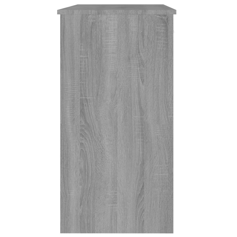 vidaXL szürke sonoma színű szerelt fa íróasztal 80x40x75 cm