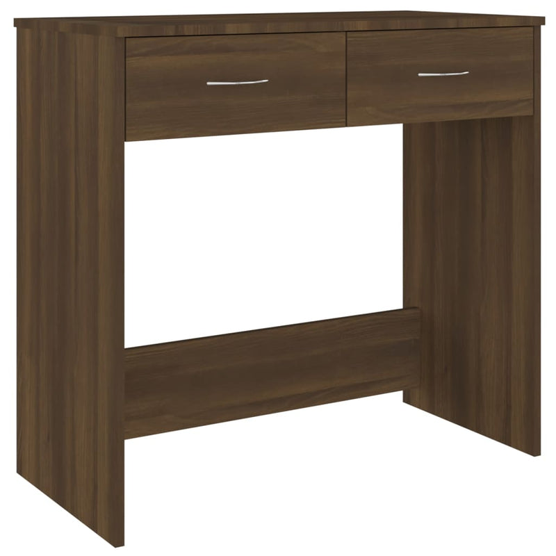 vidaXL barna tölgy színű szerelt fa íróasztal 80 x 40 x 75 cm