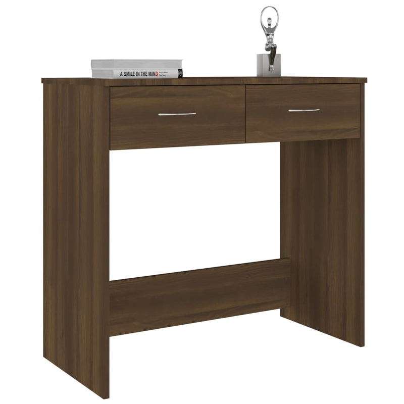 vidaXL barna tölgy színű szerelt fa íróasztal 80 x 40 x 75 cm