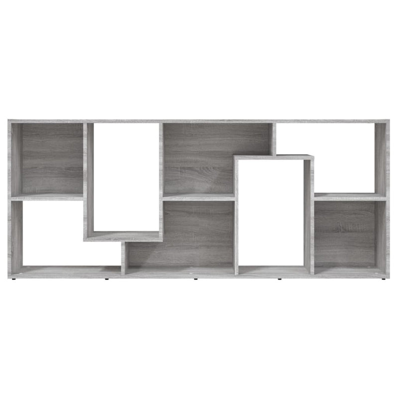 vidaXL szürke sonoma színű szerelt fa könyvszekrény 67 x 24 x 161 cm