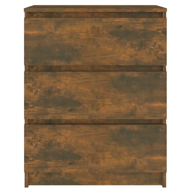 vidaXL füstös tölgy színű szerelt fa tálalószekrény 60 x 35 x 76 cm