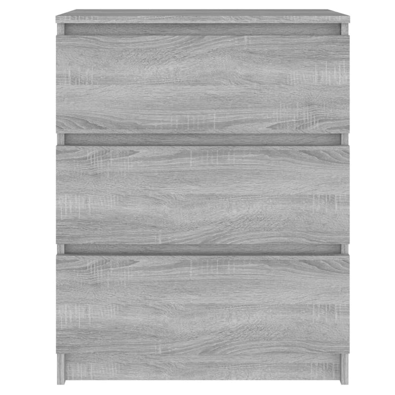vidaXL szürke sonoma színű szerelt fa tálalószekrény 60 x 35 x 76 cm
