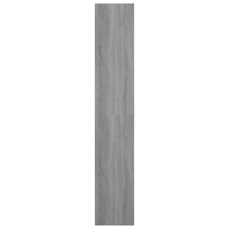 vidaXL szürke sonoma színű szerelt fa könyvszekrény 36 x 30 x 171 cm