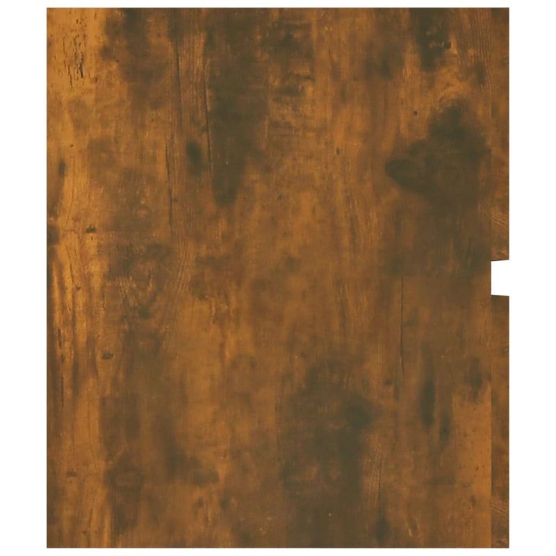 vidaXL füstös tölgy színű szerelt fa mosdószekrény 100 x 38,5 x 45 cm