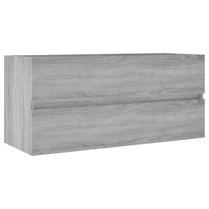 vidaXL szürke sonoma színű szerelt fa éjjeliszekrény 100x38,5x45 cm