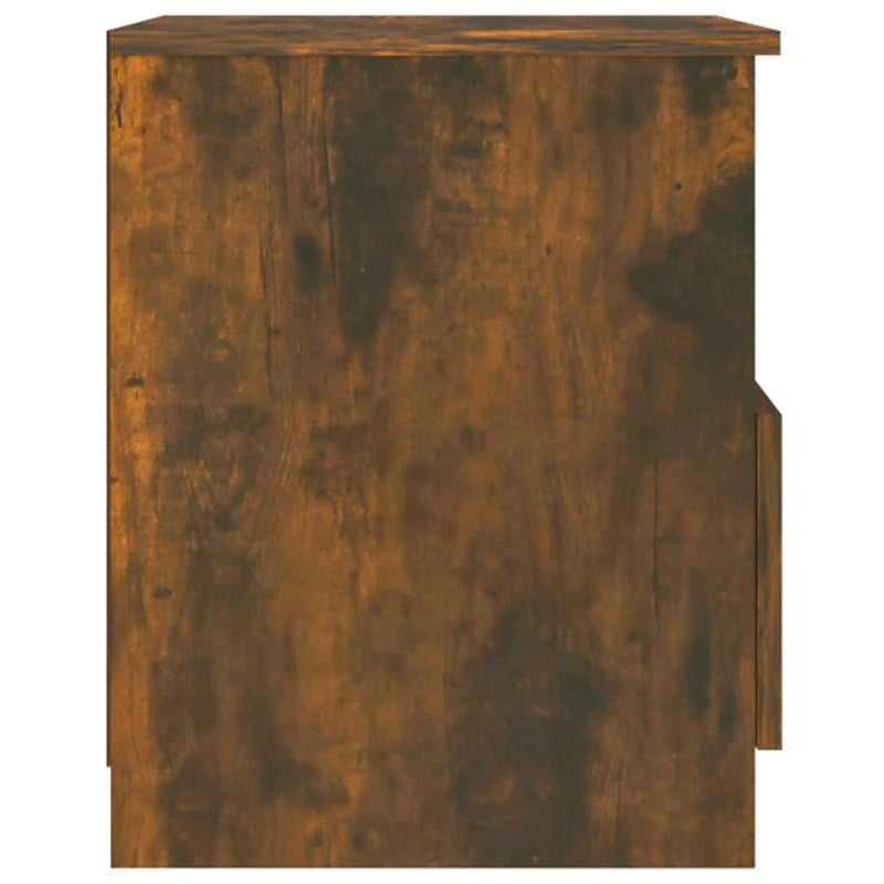 vidaXL 2 db füstös tölgy színű szerelt fa éjjeliszekrény 40x40x50 cm