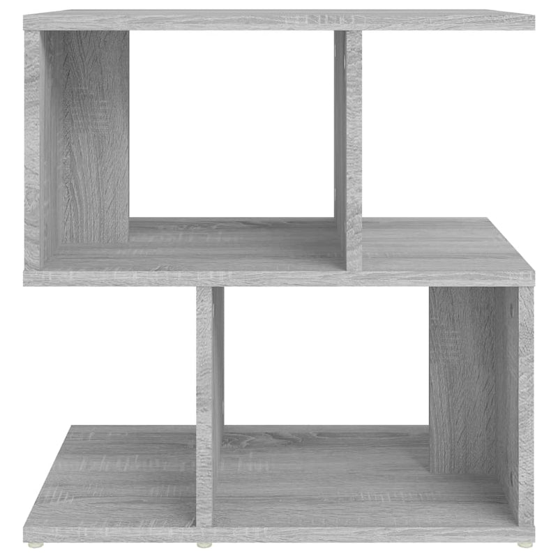 vidaXL 2 db szürke sonoma színű fa éjjeliszekrény 50 x 30 x 51,5 cm