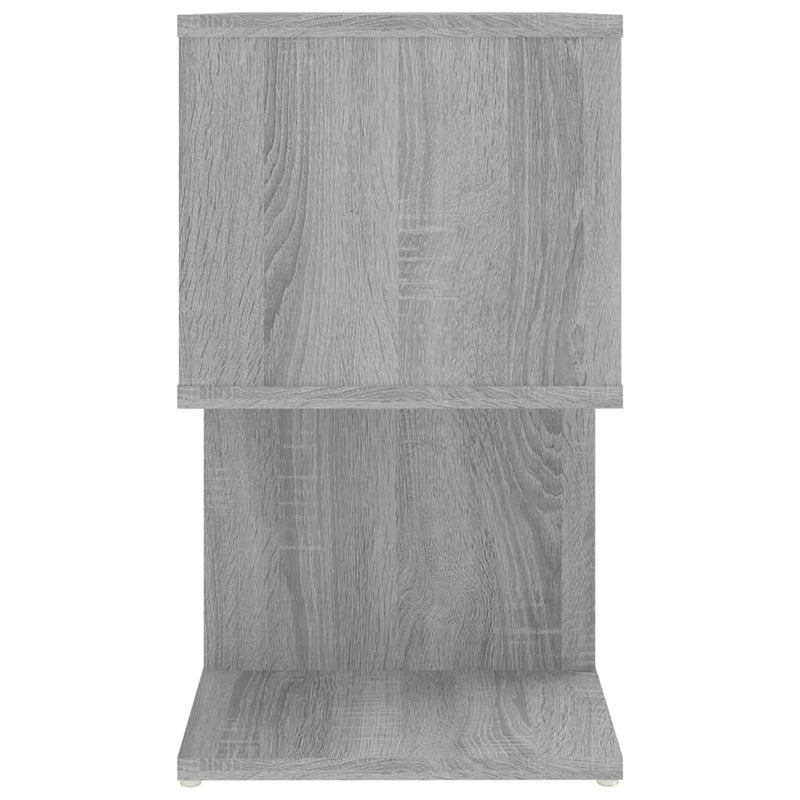 vidaXL 2 db szürke sonoma színű fa éjjeliszekrény 50 x 30 x 51,5 cm