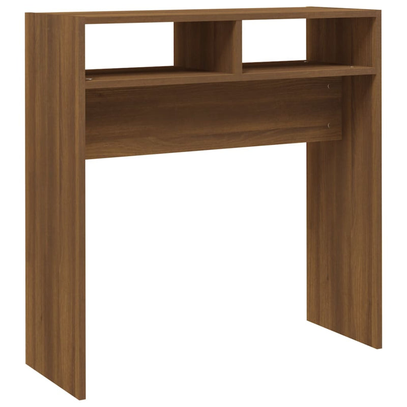 vidaXL barna tölgyszínű szerelt fa tálalóasztal 78 x 30 x 80 cm