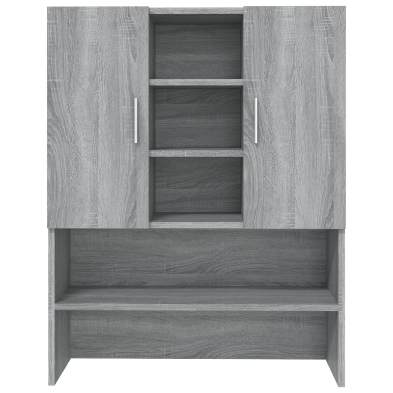 vidaXL szürke sonoma színű mosógépszekrény 70,5 x 25,5 x 90 cm