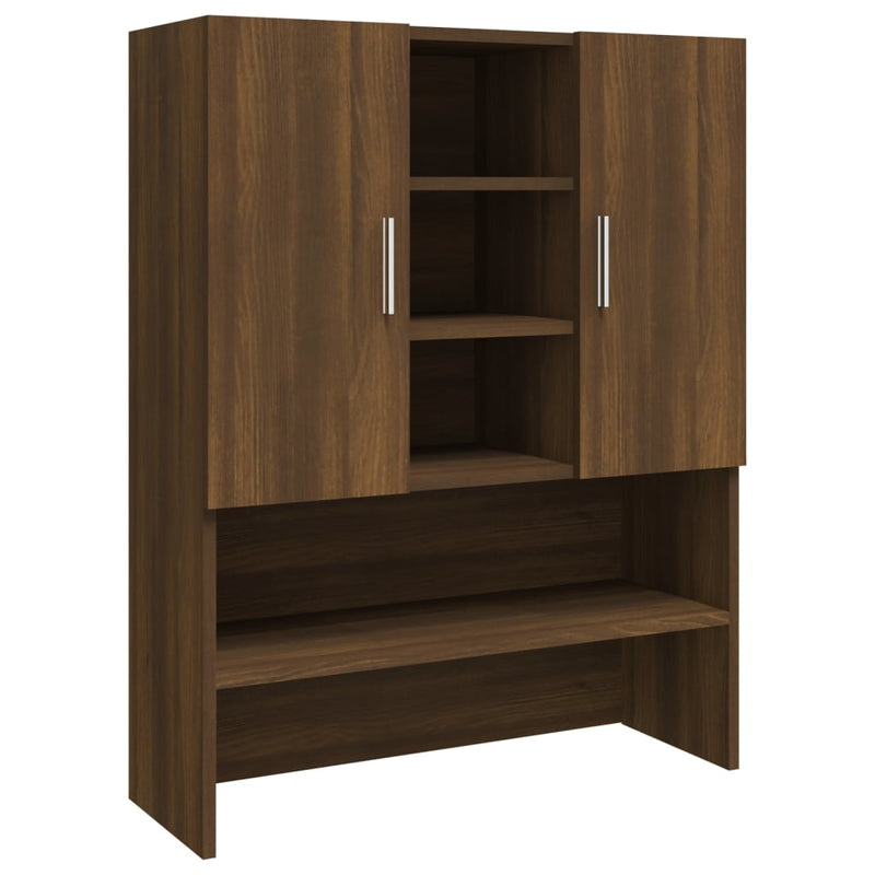 vidaXL barna tölgyszínű mosógépszekrény 70,5 x 25,5 x 90 cm