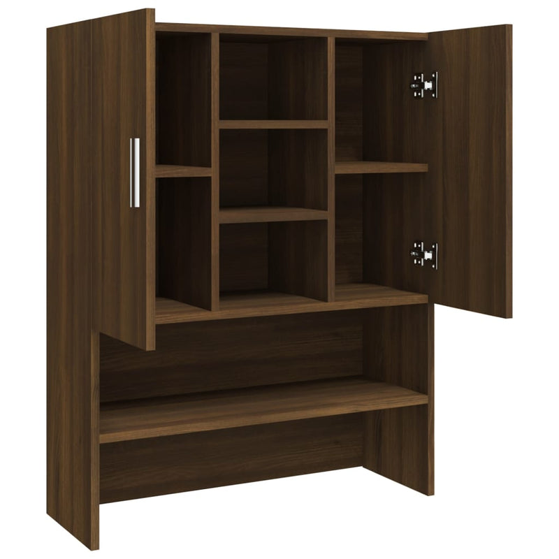 vidaXL barna tölgyszínű mosógépszekrény 70,5 x 25,5 x 90 cm