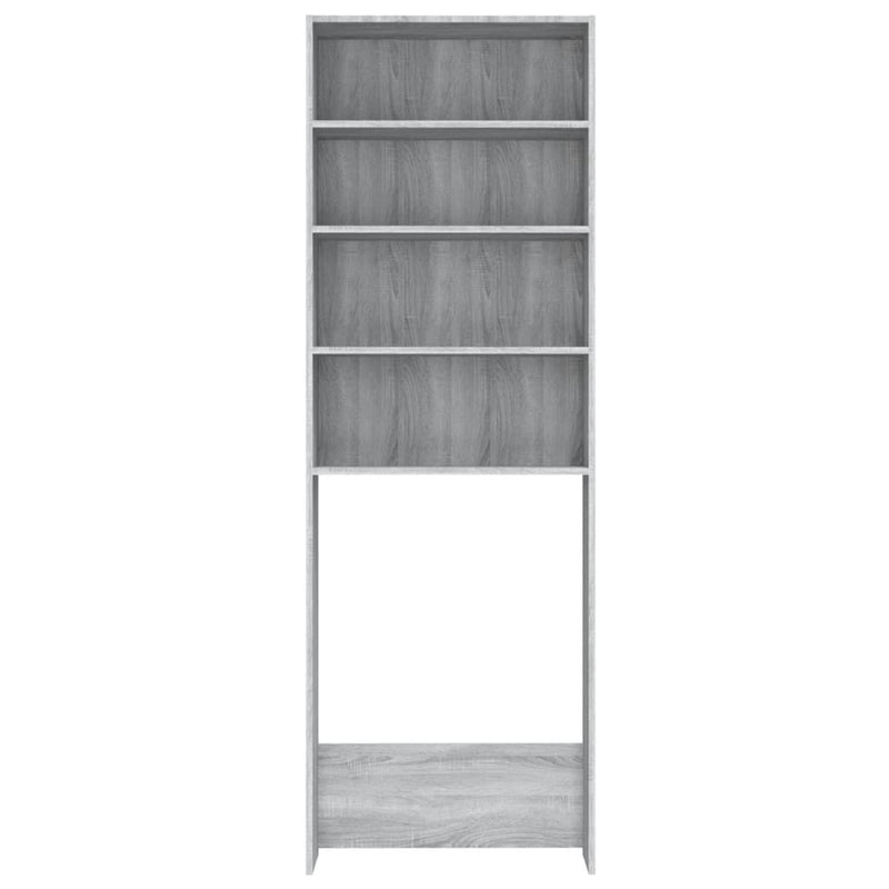 vidaXL szürke sonoma színű mosógépszekrény 64 x 24 x 190 cm