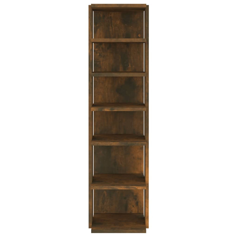 vidaXL 2 db füstös tölgy színű szerelt fa cipőtartó 27,5 x 27 x 102 cm