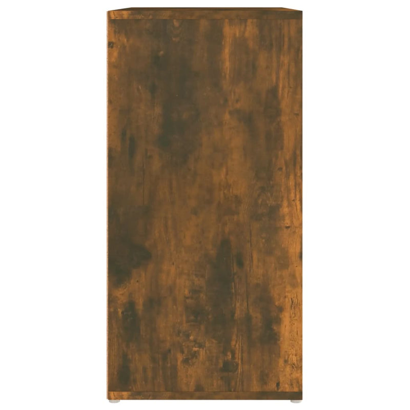 vidaXL füstös tölgy színű szerelt fa cipősszekrény 60 x 35 x 70 cm
