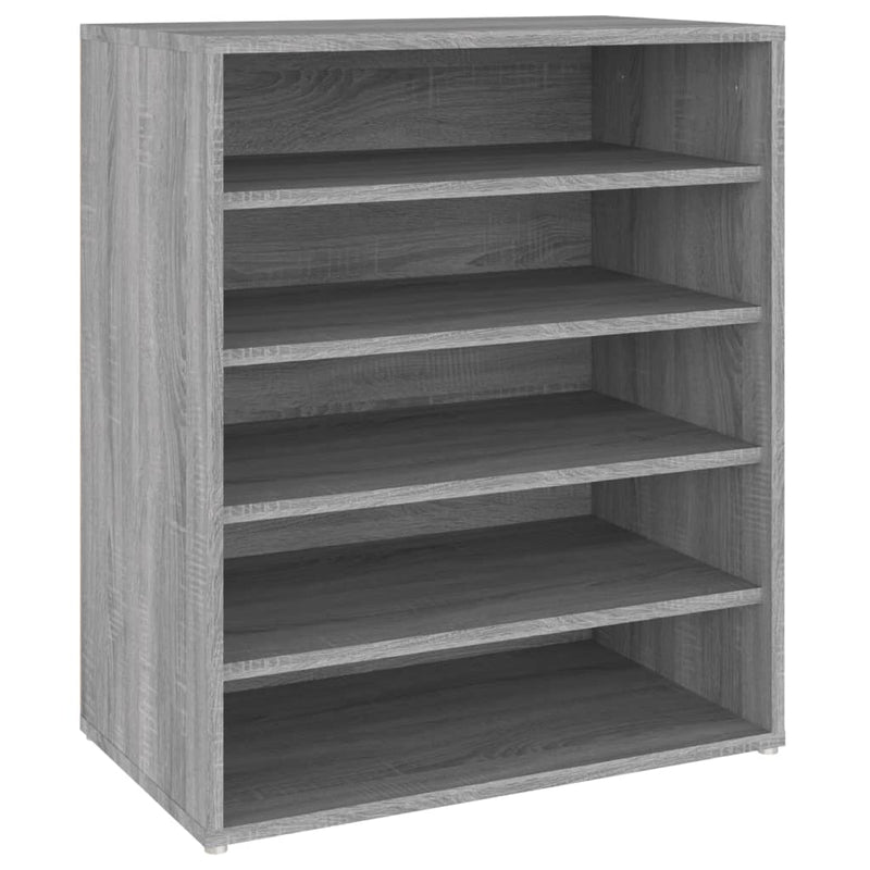 vidaXL szürke sonoma színű szerelt fa cipősszekrény 60 x 35 x 70 cm