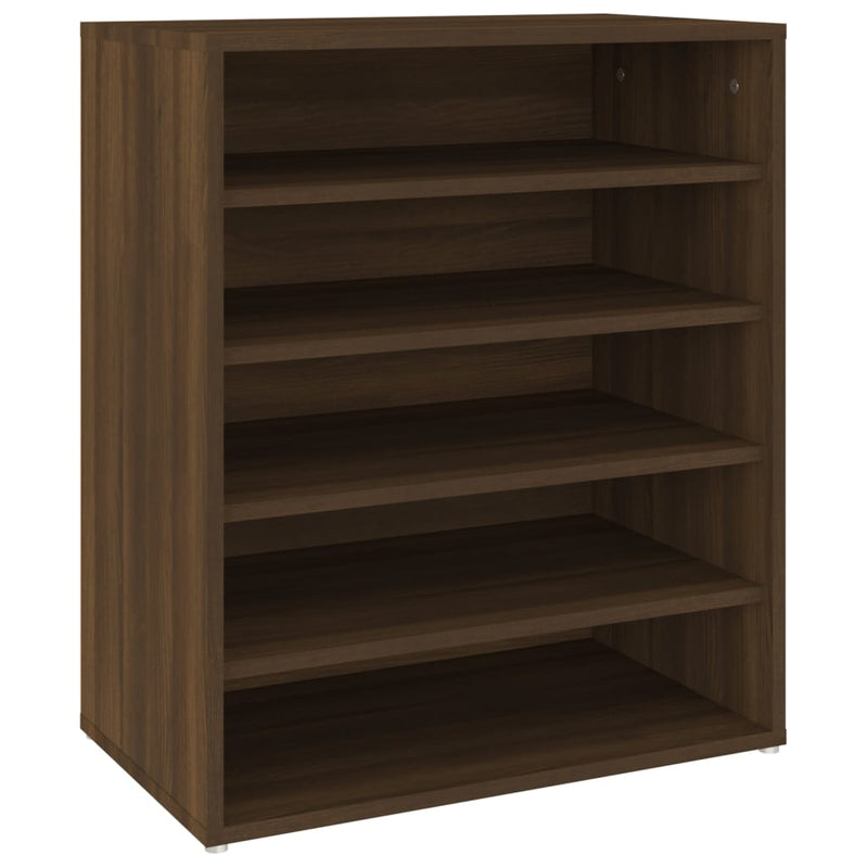 vidaXL barna tölgyszínű szerelt fa cipősszekrény 60 x 35 x 70 cm
