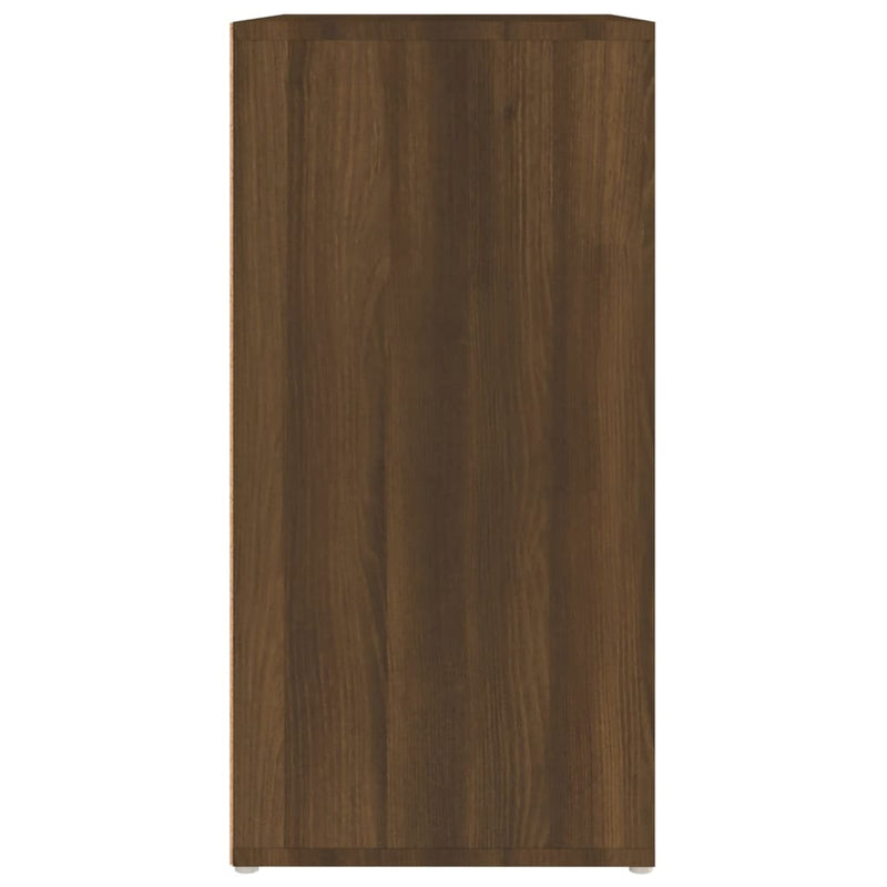 vidaXL barna tölgyszínű szerelt fa cipősszekrény 60 x 35 x 70 cm