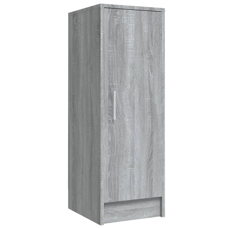 vidaXL szürke sonoma színű szerelt fa cipősszekrény 32 x 35 x 92 cm