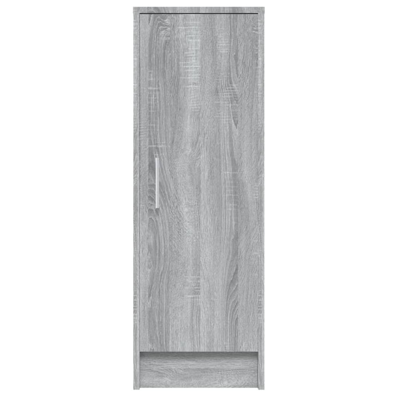 vidaXL szürke sonoma színű szerelt fa cipősszekrény 32 x 35 x 92 cm