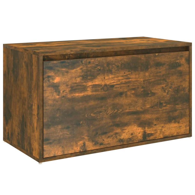vidaXL füstös tölgy színű szerelt fa előszobapad 80 x 40 x 45 cm