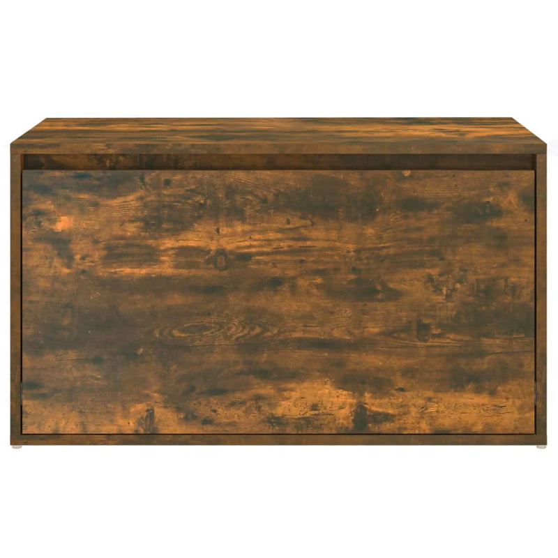 vidaXL füstös tölgy színű szerelt fa előszobapad 80 x 40 x 45 cm